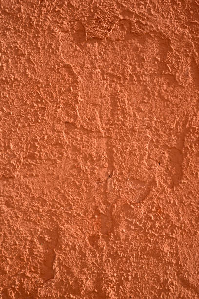 istock Red paint wall texture outdoors 2179615000