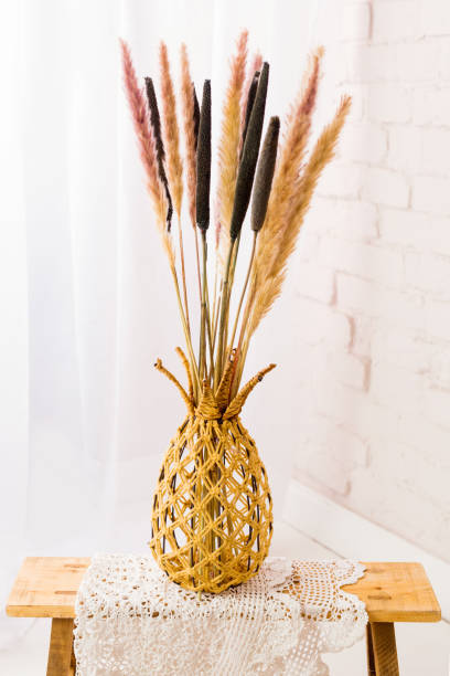 istock Dry grass bouquet on a white background 2179637436