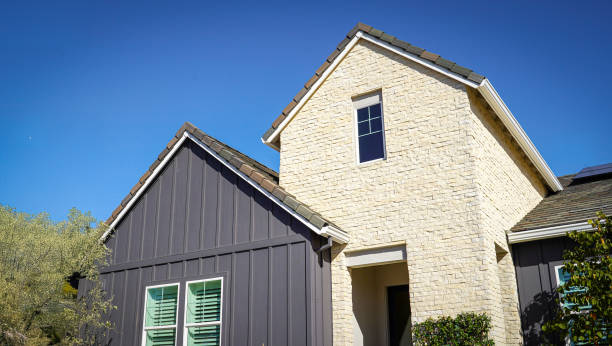 Top of a newly built house