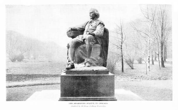 istock William Shakespeare Sculpture by Sculptor William Partridge, in Chicago, Illinois, United States, 16-17th Century English Literature 2179645869