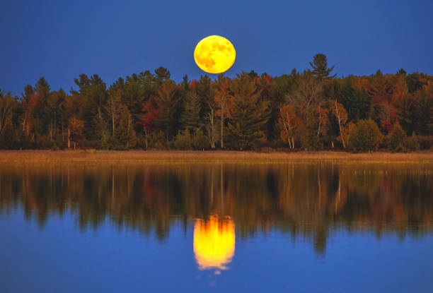 Hunter's Super Full Moon Over Marl Lake