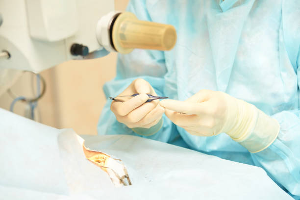 istock Precise surgical procedure in operating room medical instruments and equipment 2179654326