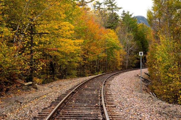 istock Autumn railroad track 2179670540