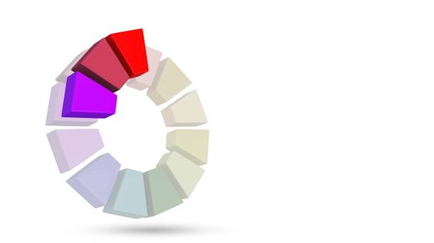 istock Analogous color scheme of red,red violet,violet 2179673788