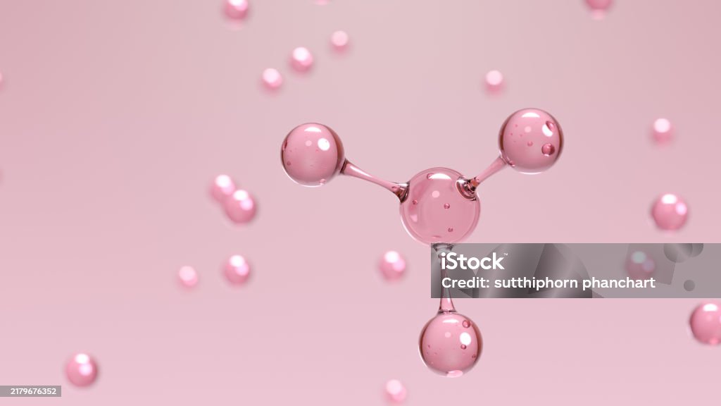Crystal Clear 3d Molecular Structure Scientific Visualization Design 3d ...
