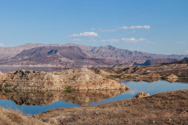 istock Lake in the desert 2179676415