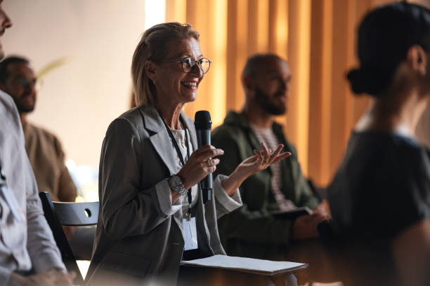 istock Engaged Attendees at a Professional Business Conference Event 2179684460