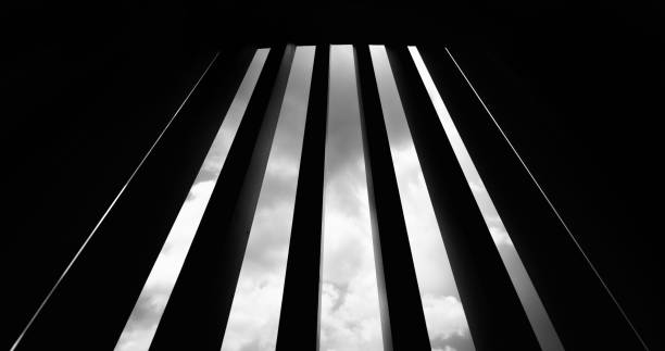 A structure featuring wooden slats on construction site contributing to its architectural style.
