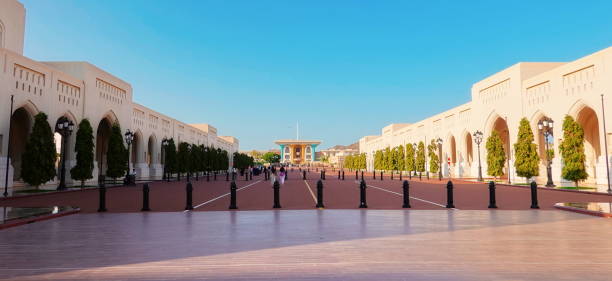istock Palace Majestic Architectural Front View Blue Sky Daytime Landscaping 2179688731