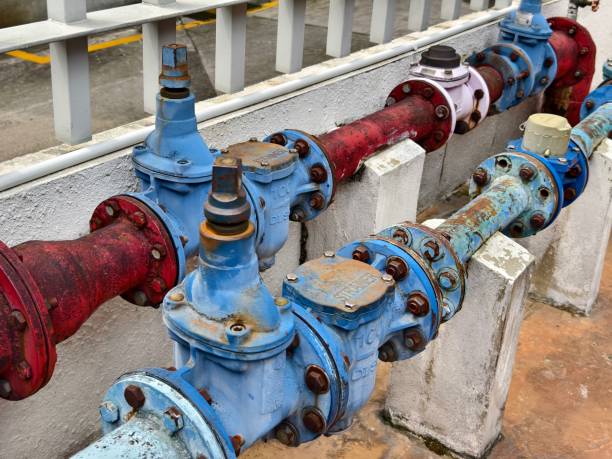 istock A collection of pipes is interconnected with each other 2179690593