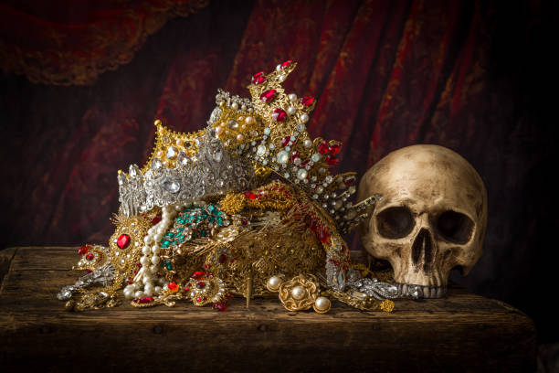 istock Royal jewelry and skull 2179696378