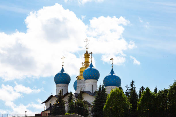 Annunciation Cathedral of the Kazan Kremlin (Blagoveschensky sobor) in summer