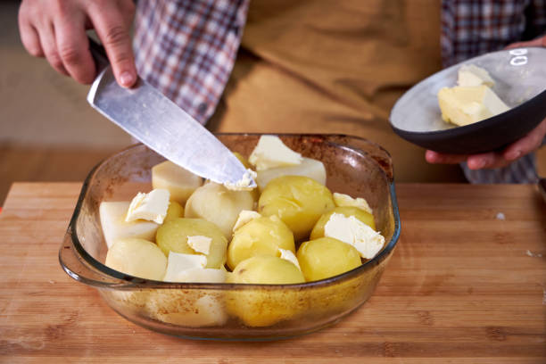 istock boiled potatoes lying in a clear dish on a board 2179705295