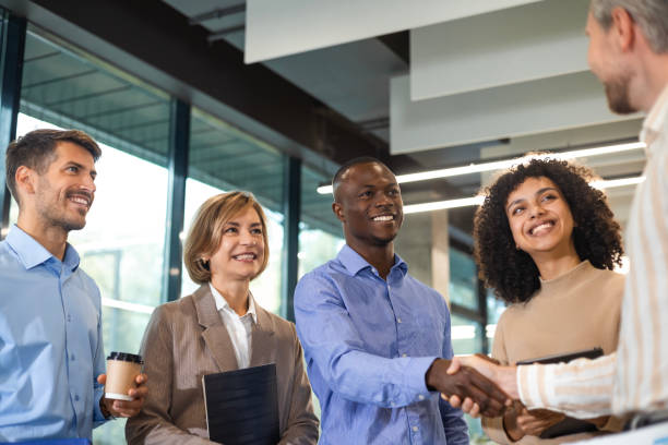 istock Businessmen shaking hands during a meeting. 2179708794