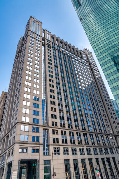 istock Chicago skyscrapers along Chicago river 2179713752
