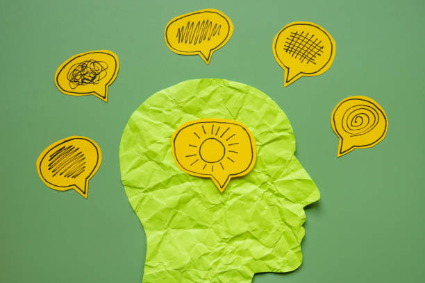 istock Clear mind surrounded by negative emotions. Symbolizes inner peace and emotional resilience. 2179715765