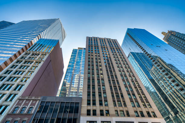 istock Skyward view of Downtown Chicago Skyscrapers 2179725388