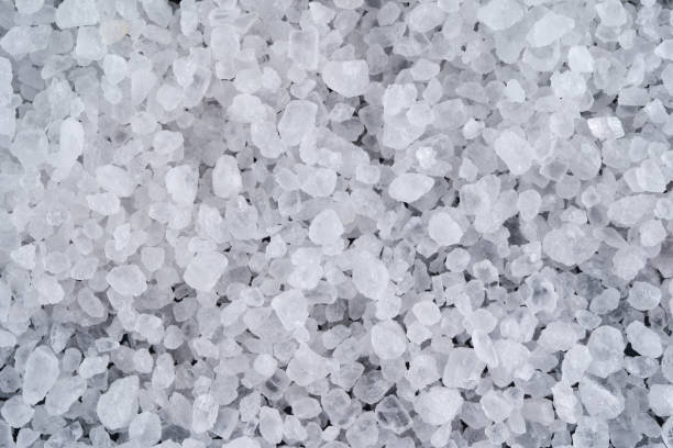 istock Rock salt and black background 2179745576