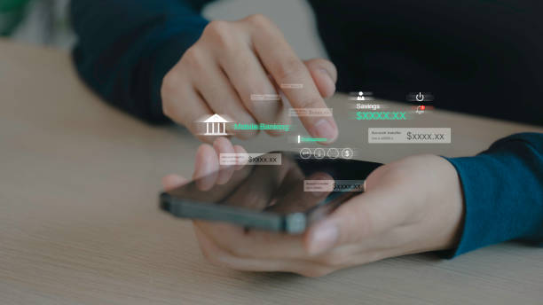 istock A person is using a cell phone to look at a bank account, Digital banking network, internet payment, financial technology 2179755839