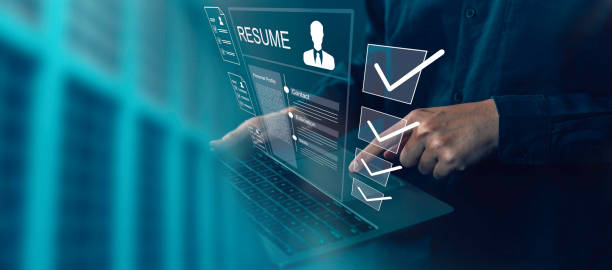 istock Employee selection, businessman process select the optimum resume application form, recruitment to interview and join with company. interviewing and hiring through an internet recruitment agency. 2179755880