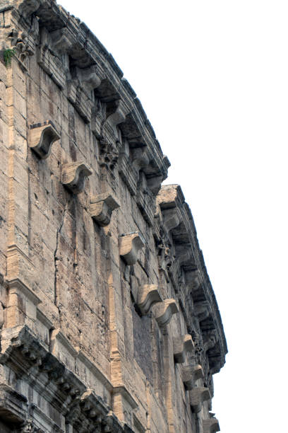 Roma Collesium, Historical Building Detail, Close Up, Macro