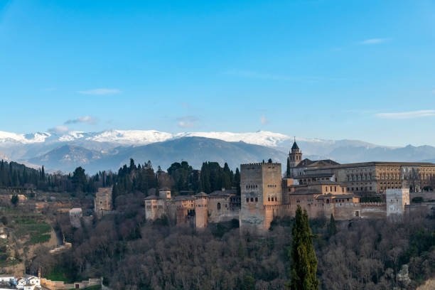 istock Alhambra palace with Islamic and Spanish architecture in Granada 2179765684