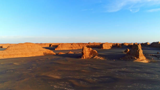 istock Yardang Landform,Devil's City in the Tsaidam Basin,China,Asia. 2179765982