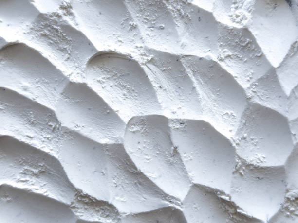 istock Close-up Textured Surface of Soft, Organic Shapes in Monochrome. Abstract white natural pattern captured in high detail, ideal for backgrounds, design textures, and creative projects 2179767285