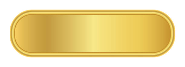 istock gold label banner, luxury golden frame, gold name plate 2179769698