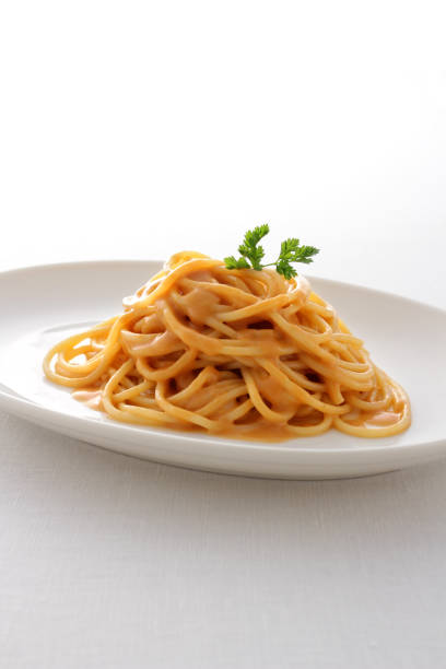 istock Restaurant pasta with cream sauce 2179769984