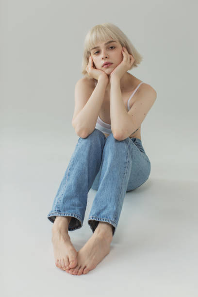 istock Blonde woman. Natural beauty 2179809120