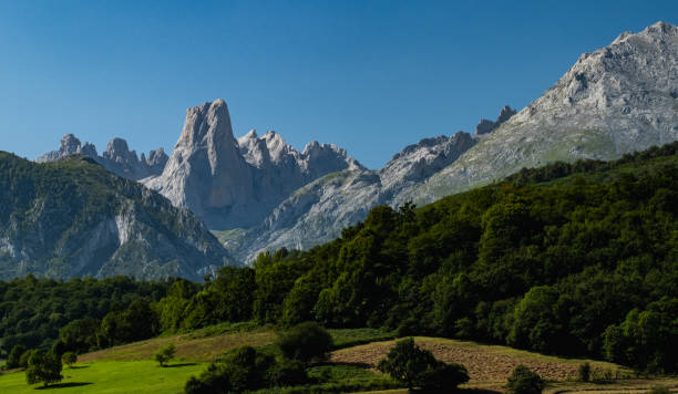 istock beautiful valley with large mountains in the background 2179822746