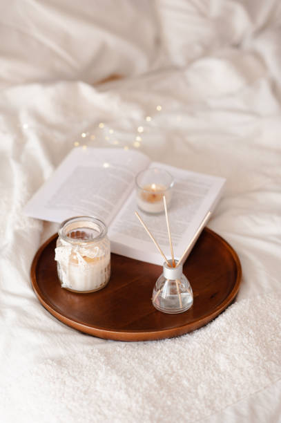 istock Cozy home atmosphere with liquid perfume 2179822752