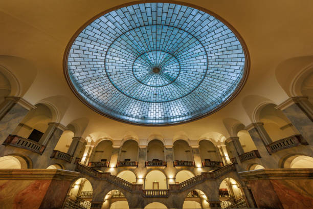 Architectonic Picture of the Palace of Justice in Munich