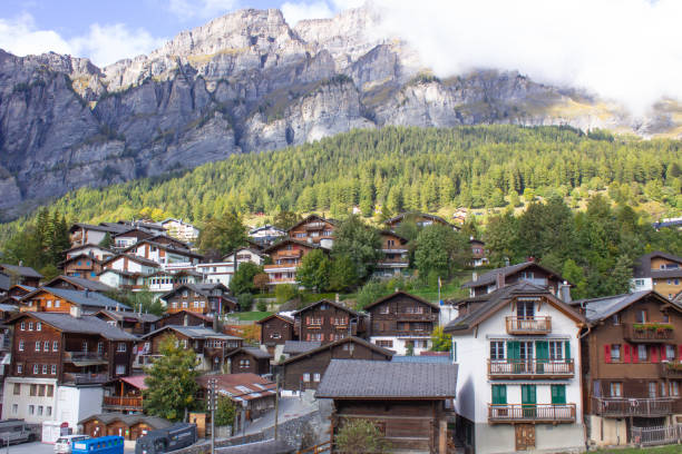 istock Over view of Leukerbad Switzerland 2179827972