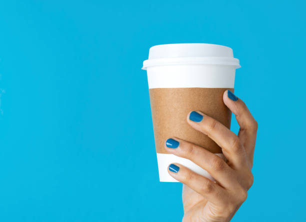 istock Takeaway Coffee Cup on Blue Background 2179831527