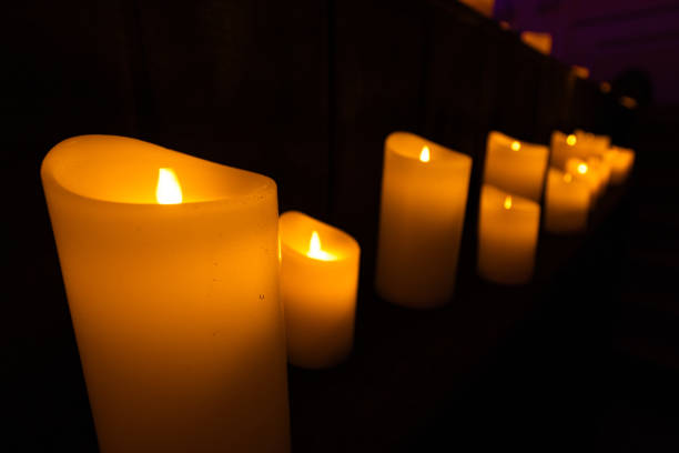 istock blurred symphonic orchestra on stage with lots of candles 2179838566