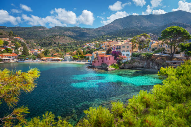 istock Assos village in Kefalonia 2179846384