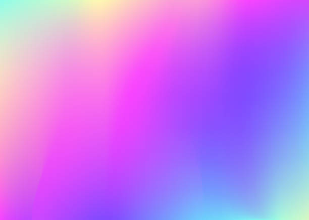 istock Iridescent Texture. Pearlescent Background. Pink Shiny Gradient. Hologram Background. Metal Spectrum Brochure. Soft Banner. Modern Flyer. Graphic Card. Purple Iridescent Texture 2179848221