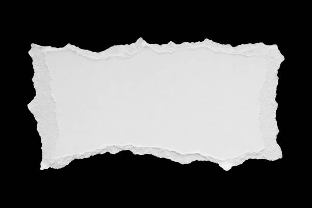 istock White ripped paper torn edges strips isolated on black background 2179859199