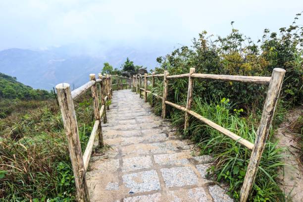 istock A Stone Staircase Leads Upward Through the Clouds 2179871101