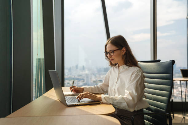 istock Businesswoman working in the modern office 2179874698