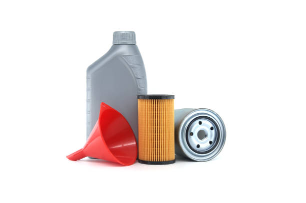 istock Auto Maintenance Supplies Including Oil Filter and Funnel 2179881777