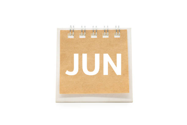 Monthly calendar template for the new year 2025 desk calendar,on red background