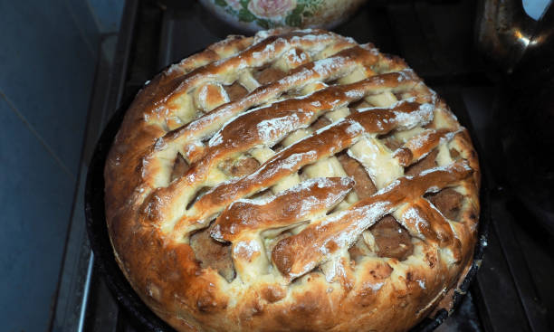 istock delicious homemade sweet pie on a plate 2179884819