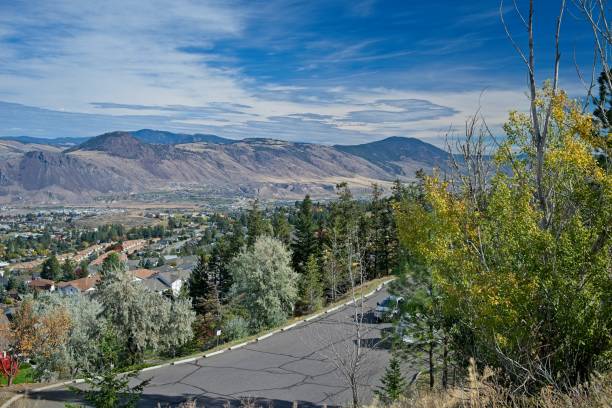 istock Scenic Hillside View Overlooking Valley and Mountains 2179893318