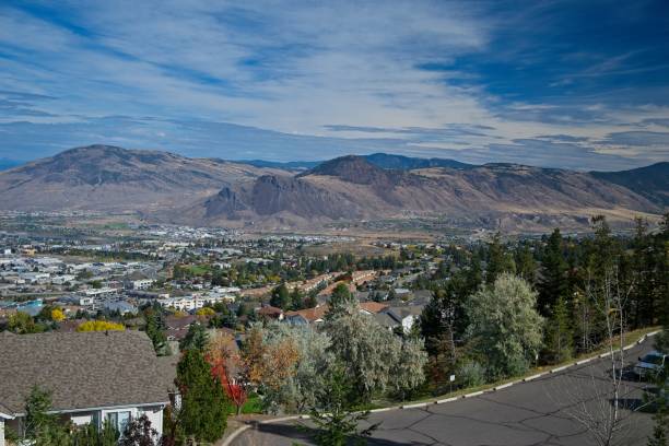 istock Scenic Valley View with Mountains and Autumn Colors 2179893378