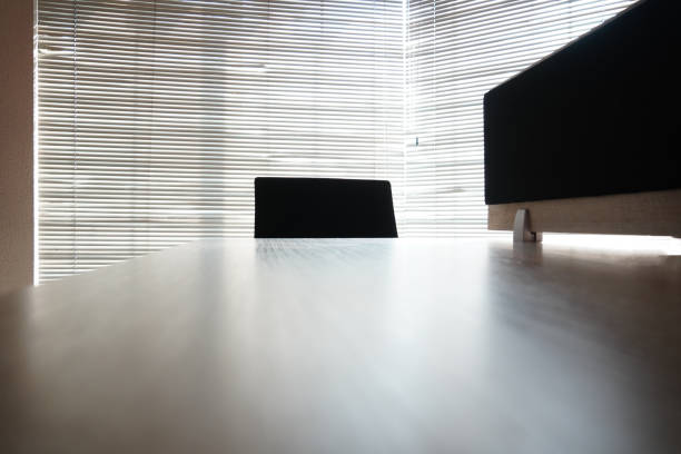 Minimalist office environment with Chinese elements