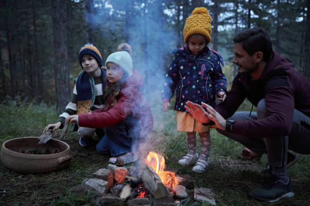istock Memorable moments near campfire 2179904966