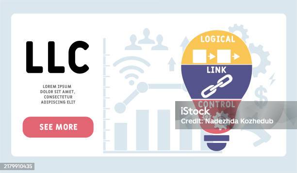 Sign For Llc Llc Logical Link Control Acronym Stock Illustration - Download Image ...